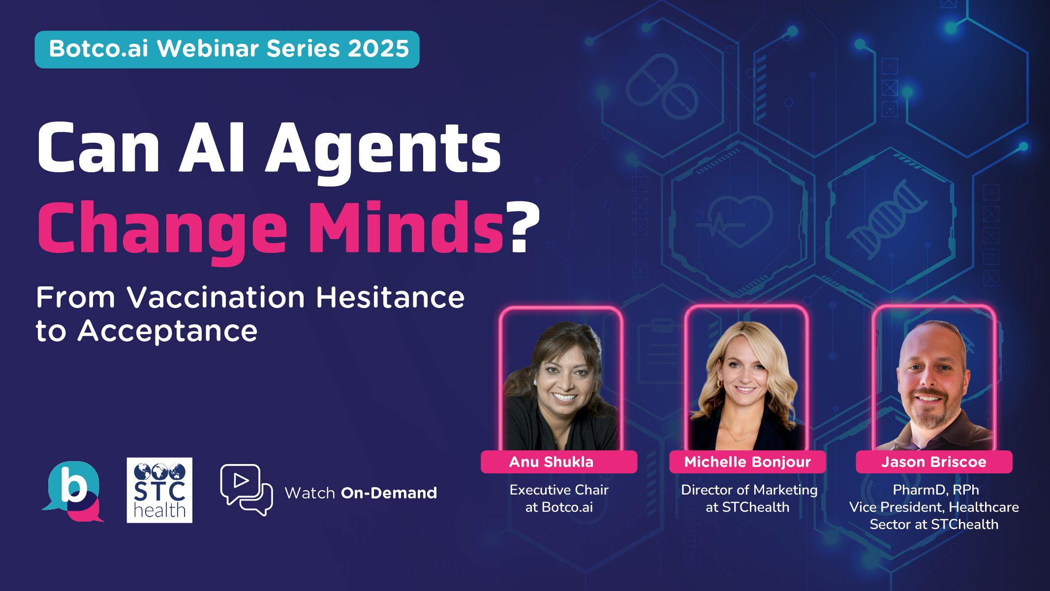 Can AI Agents Change Minds? From Vaccination Hesitance to Acceptance